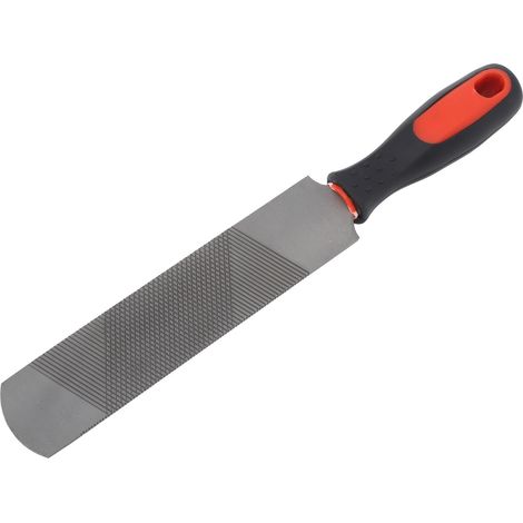 Lime à sabots en acier au carbone de 1 pouce, lime ergonomique pour fers à cheval, outil de parage des fers à cheval avec poignée flexible pour chevaux