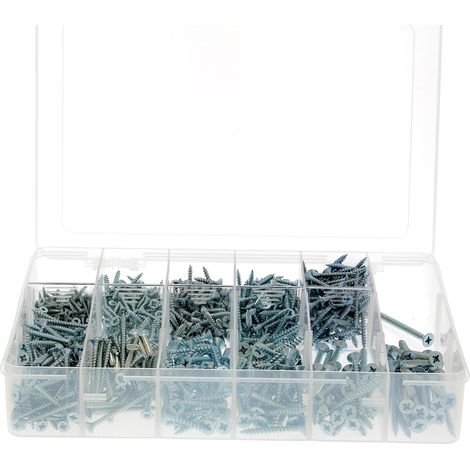 Coffret Assortiment de VBA TFZ Acier Zingué Blanc