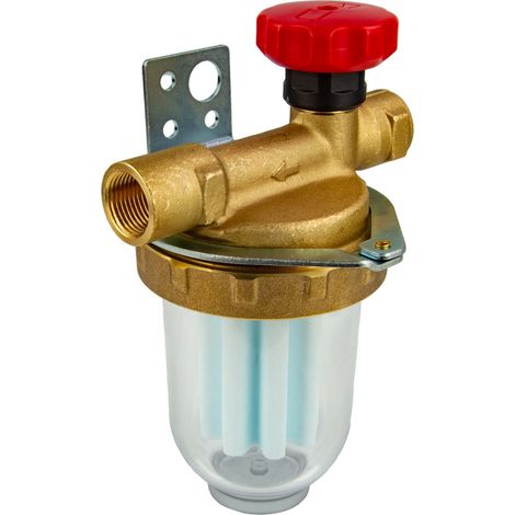 AFRISO Heizöl Einstrangfilter V 500i 3/8 Zoll IG x 3/8 Zoll IG, mit Absperrventil (1/5)