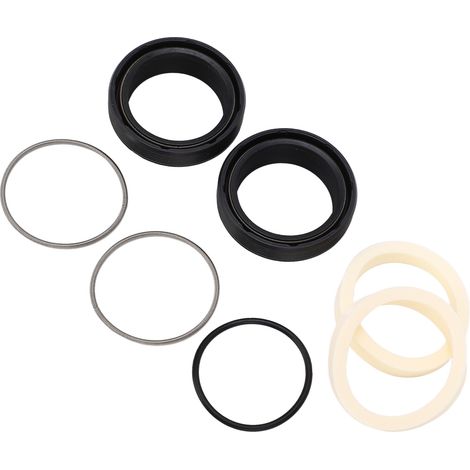 Compatible avec toutes les chambres à air de 32 mm de diamètre fabriquées après 2016, ce kit de joints d'huile pour fourche de vélo présente une gravure fine et un faible frottement. (1/5)