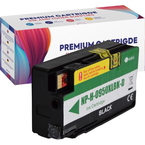 Cartouches d'encre pour imprimante HP H950XL GG BK GP