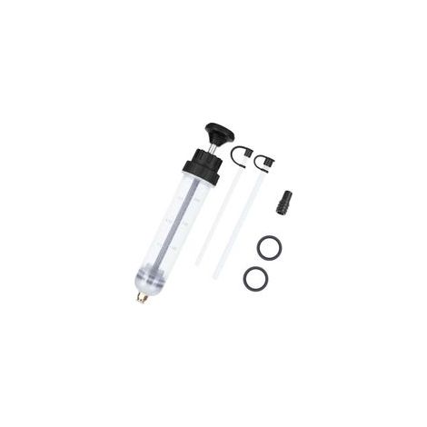 Seringue d'aspiration de 200 cc avec tube d'extension et connecteur pour huile de transmission automobile (1/4)