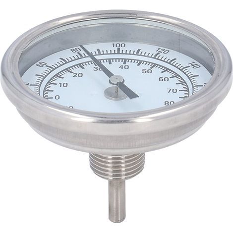 Thermomètre à Frire Candy avec Lecture Instantanée, Thermomètre à Cadran de 83 Mm -15 °C à 90 °C et Thermomètre de Cuisson de la Viande à Tige en Acier Inoxydable, Thermomètre à Foyer Professionnel Id (1/5)