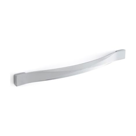 Maniglia Big Curvy effetto cromo lucido 252 x 17 mm profondità 27 mm in Pvc