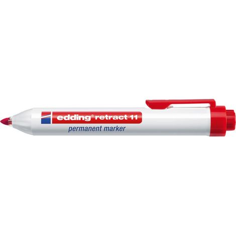 E-Retract 11 Permanentmarker Rot