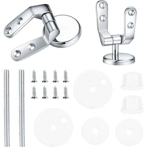 Siège WC lot de 2 Kit de remplacement pour 2 pièces (1/5)