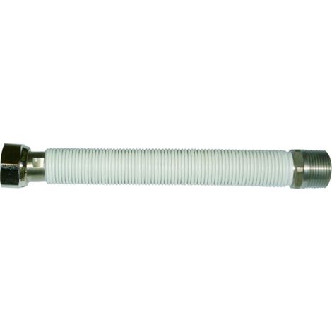 Flessibile estensibile ø 1/2" MF - 220 ÷ 420 mm per allacciamento acqua - caldaia con rivestimento bianco 00000016107