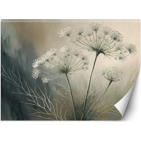 Fototapete Pflanzen Botanicals Abstraktion 150x105 cm