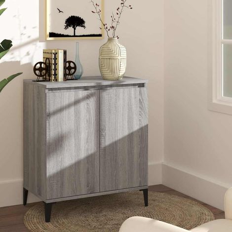 Buffet - Armoire de rangement Enfilade Sonoma gris 60x35x70 cm Bois d'ingénierie BV918664 - BonneVie (1/5)