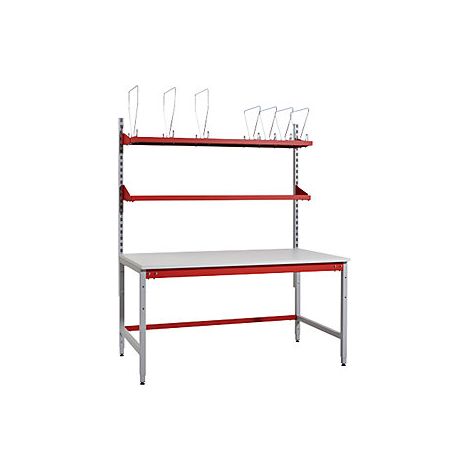 Mesa de embalaje completa BASIC  con largueros superiores y