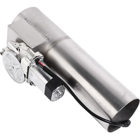 Valve d'échappement universelle à ouverture unique intégrée, tube droit de 3 pouces, pour modification de voiture (télécommande avec pile incluse) (surpoids)