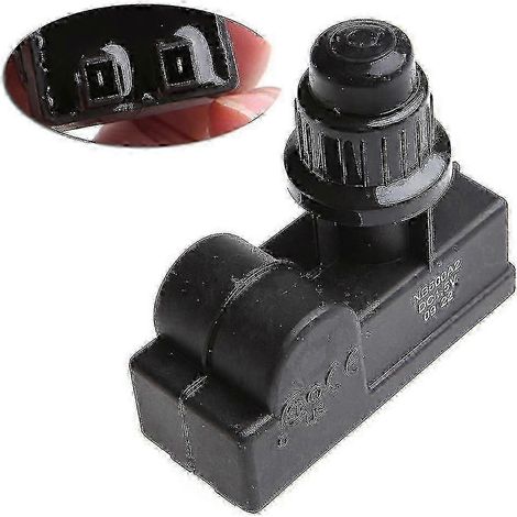 Allumeur double sortie de rechange pour barbecue à gaz avec bouton-poussoir, kit d'allumeur pour barbecue fonctionnant sur piles AA (noir) (1/4)