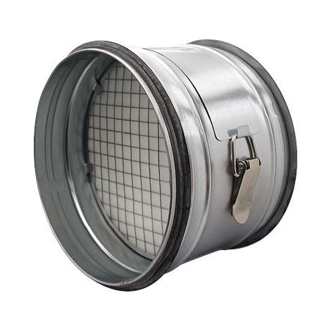 Piece de jonction mâle circulaire porte-filtre + filtre galva D500mm NATHER 990858