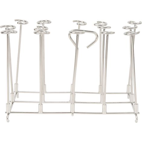 Grille à brochettes pour friteuse et barbecue, en acier inoxydable, verticale et rotative, compatible avec le Ninja DZ201 Foodi 8 litres.
