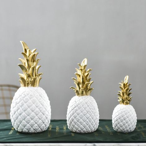 Décoration nordique moderne en résine ananas pour salon, cave à vin, fenêtre, bureau, décoration intérieure
