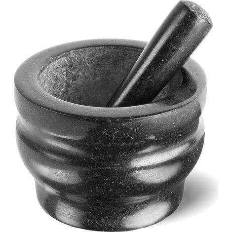 Mortier et pilon granit 14 cm (1/2)