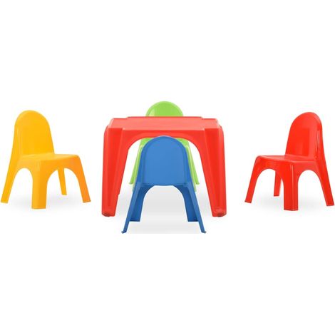 Maison Exclusive - Set Tavolo e Sedie per Bambini in PP (1/5)