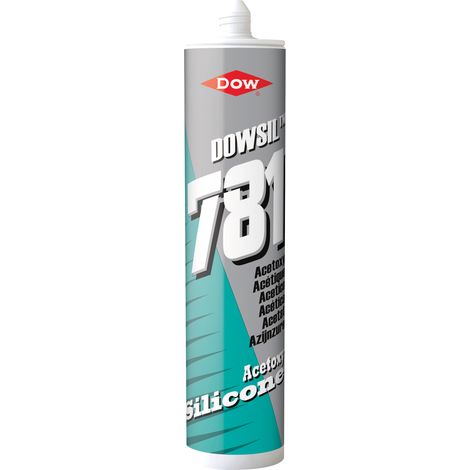 Dowsil 781 Multi-Use Acetoxy Silicone Sealant 310ml Cartridge - Aluminium