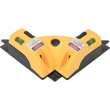 90-Grad-Laser-Linienwasserwaage, rechtwinkliges L-Winkel-Doppellibellen-Holzbearbeitungs-Messwerkzeug (1/5)