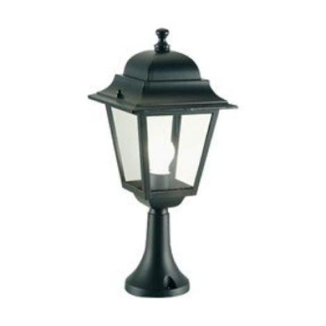 Sovil borne carrée 1xe27 max 60w noir - 133.052/06