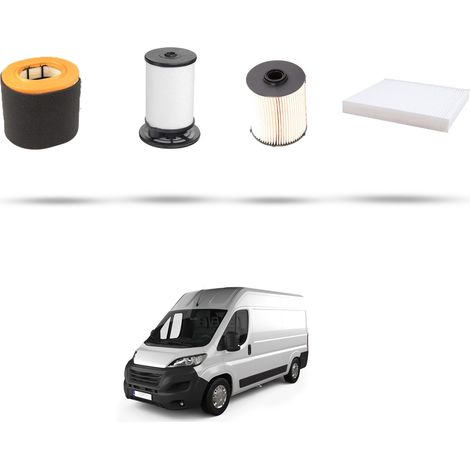 Kit tagliando 4 filtri compatibile con Fiat Ducato 2.2 D 132kw dal 2021