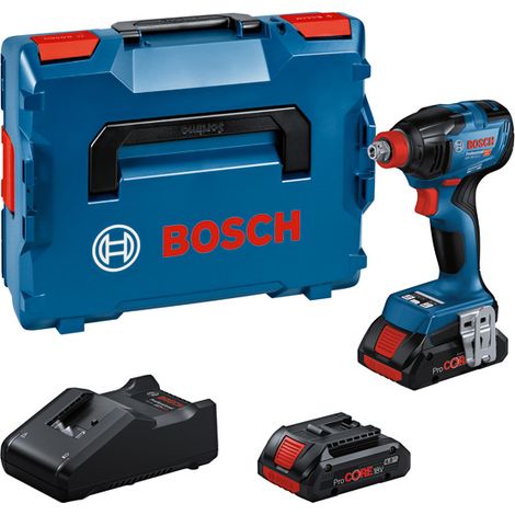 ATORNILLADOR GDX 18V Bosch Professional + 4 baterías de 4 Ah + cargador, entregado en L-BOXX (1/5)