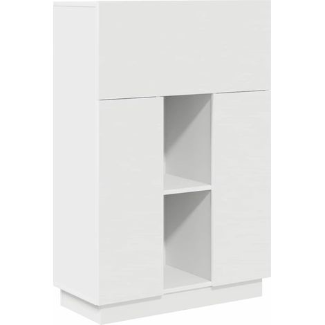 Maison Exclusive - Scrivania Bianco 71,5 x 31,5 x 106,5 cm Legno multistrato