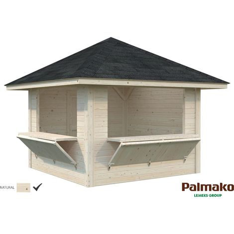 Abri de jardin en bois Bianca 8,3 m2 Set 105 Naturel (1/5)