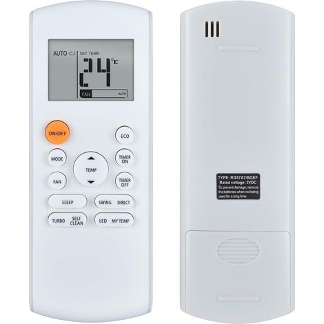 RG57A7/BGEF Fernbedienung kompatibel mit Midea ABS Infrarot 10m Klimaanlage (1/5)