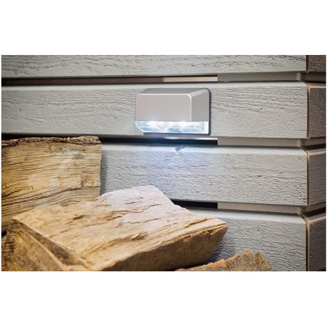 Applique Esterno Moderno Lero Plastica Grigio Titanio Led 0,8W 6500K Ip54 (1/2)