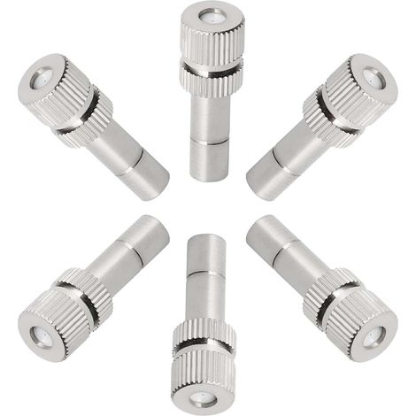 Buse d'atomisation basse pression en laiton, 8mm, installation rapide, pulvérisateur pour maison, jardin, serre, système d'irrigation extérieur 50 pièces 0.3mm(0.0118in) Pièces 0.4mm(0.0157in) (1/5)