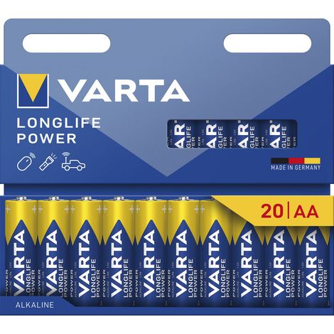 1x20 Varta Longlife Power Mignon AA LR 6 04906121720