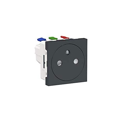 enchufe schneider-electric unica empotrable 2P+T 90°