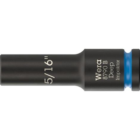 Steckschlüsseleinsatz 8790 B Impaktor Deep 3/8 Zoll 5/16 Zoll L.63mm WERA