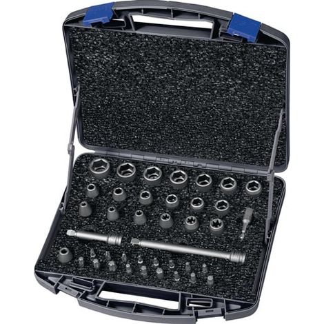 ASW Kraftsteckschlüsselsatz  710 KS  40 OL  40-tlg. 3/8"  6-kant i6-kant  - 173801