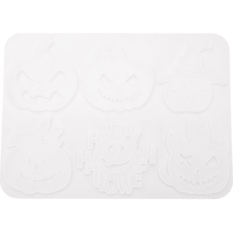 Halloween-Silikonform, tragbar, lebensmittelecht, flexibel, antihaftbeschichtet, vielseitig einsetzbar, Kürbis-Silikonform (1/5)