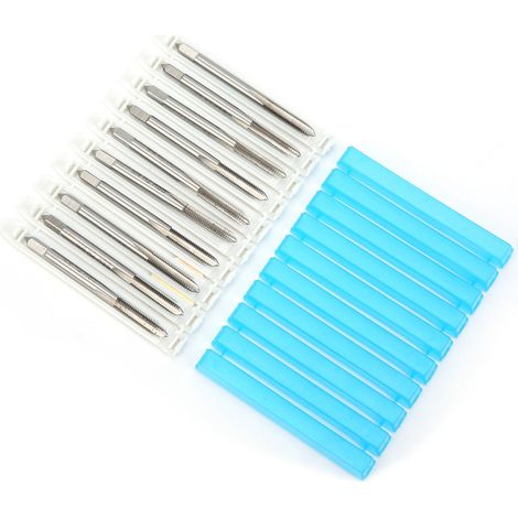 10 tarauds M4 x 0,7 H2 HSS haute dureté pour machines, forets à filetage droit (1/5)