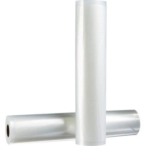 Rouleaux pour appareil de mise sous vide, 28 cm x 500 cm, Lot de 2