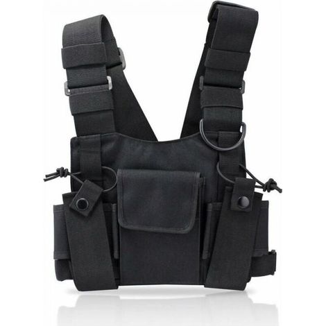 Radio-Walkie-Talkie chest pocket, shoulder bag, backpack box, storage bag (1/5)