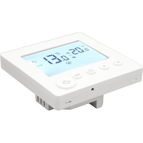 Thermostat de chauffage au sol programmable avec panneau de commande et écran LCD, 90-240 V, pour la maison (1/5)