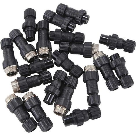 10 Sets GX16 M16 QL16 Kunststoff 16MM Luftfahrtstecker 3-polig
