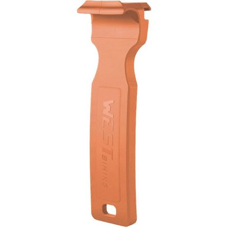 Démonte-pneus de vélo, outil de réparation de pneus pour vélo de route, orange (1/5)