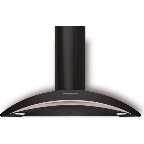 HOTTE ARCADIA cm. 90 - Noire - 800 m3/h