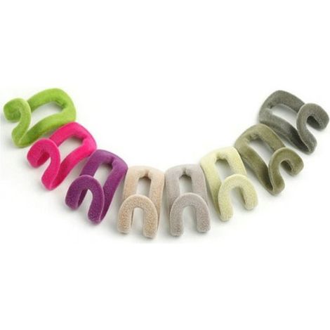 Connecteurs cintres mini gain de place multicolore lot30 (1/5)