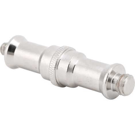 Adaptateur fileté mâle métallique 1/4 po vers 3/8 po pour éclairage de studio (1/5)