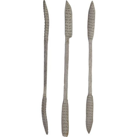 EFCO - Set di 3 raspe a estremità doppia, 25 cm