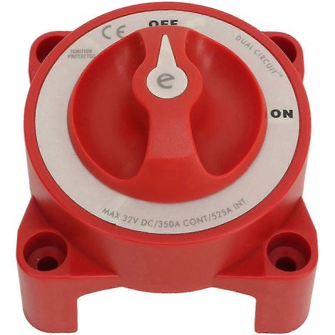 Coupe-batterie marine 350 A, robuste, 4 bornes, pour batteries de camping-car et automobiles 32 V 5510E. Qualité exceptionnelle. (1/5)