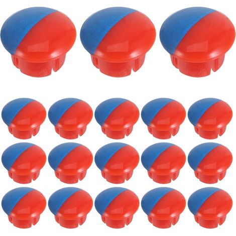 Capuchons Décoratifs de Robinet Rouge Bleu 40 Pièces (1/5)