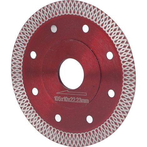 Ultradünnes Sägeblatt aus Red Diamond 65 Manganlegierungsstahl, scharfes Porzellan-Sägeblatt für Granit, 4,1 Zoll (1/5)