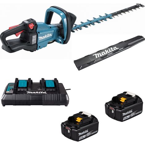 Sécateurs àHaie à Batterie Makita DUH601PTE 18V 2x5Ah LXT XPT BL